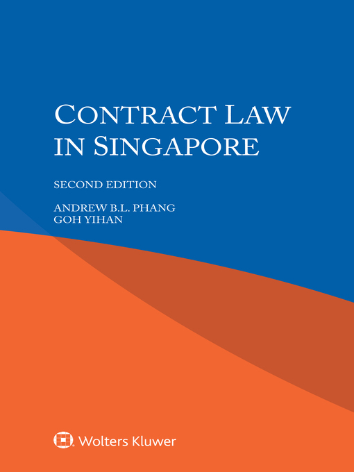 Cover image for Contract Law in Singapore
